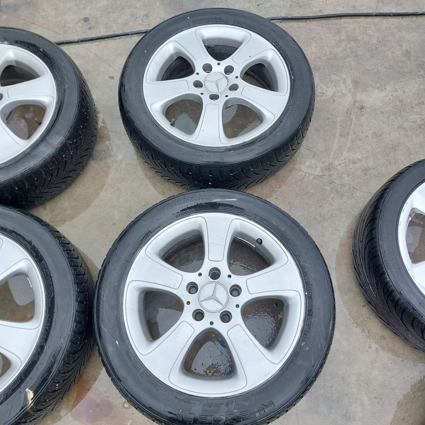 4 Cerchi in Lega da 16 per Mercedes A W169 3 Serie