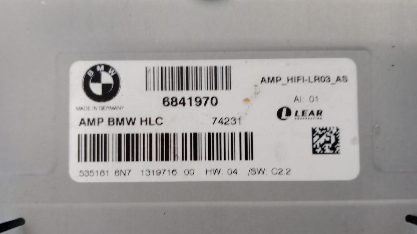 BMW 1 Serie Amplificatore di sistema AMP Radio Audio (6841970)